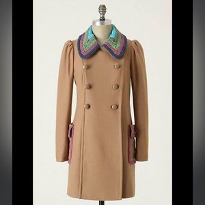 Plenty by Tracy Reese Shoelace Collar Coat